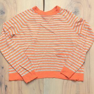 Anthropologie open back striped sweater